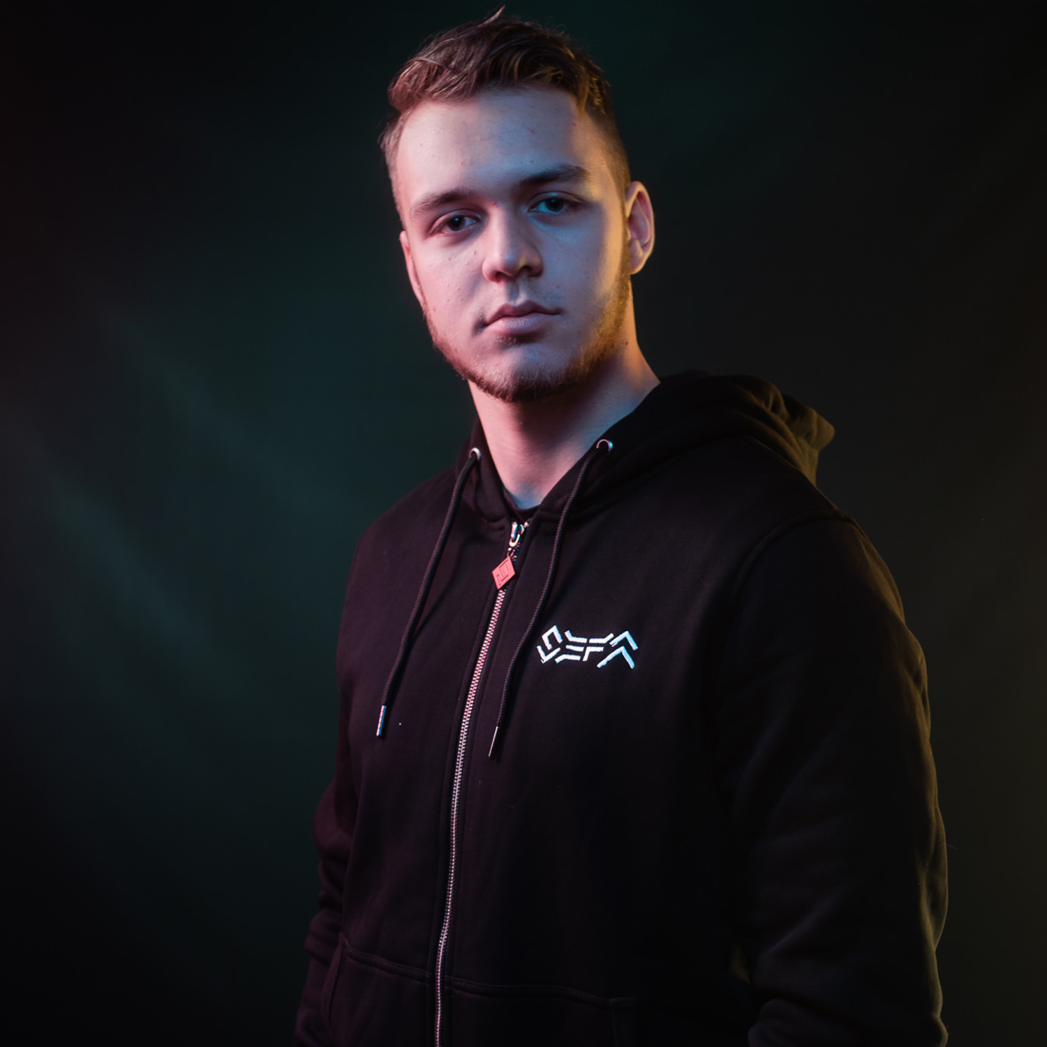  Sefa Sefa Hooded Zip Black white DJ Sefa 