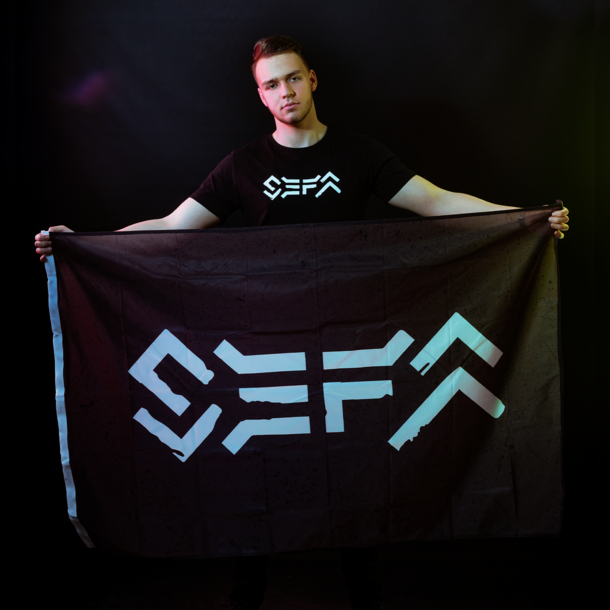 Sefa flag black/white