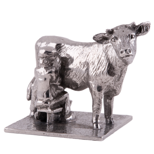 Boer melkend Boer melkend