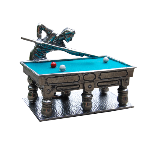 Billiard table with table