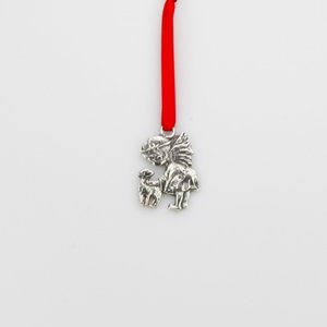 Christmas pendant - Child with Lamb