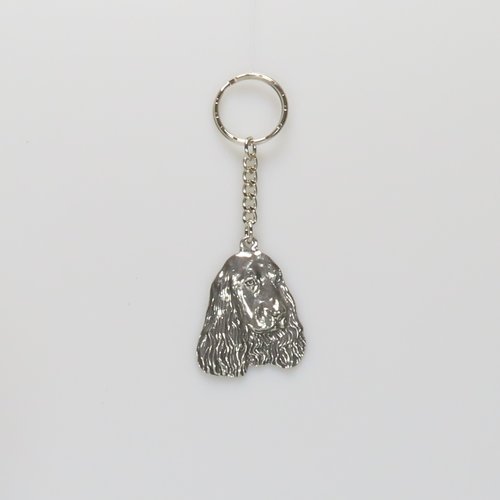 Firefighter pewter Helmet Keychain