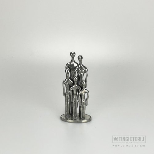 De Tingieterij Skulptur '' Die Familie - 3 Kinder (13cm)