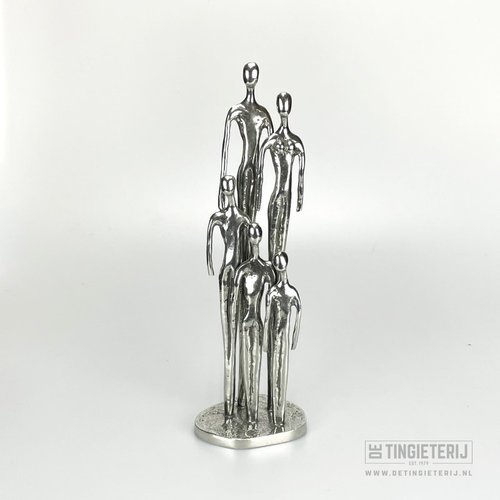 De Tingieterij Sculptuur ''Het Gezin'' - 3 kind