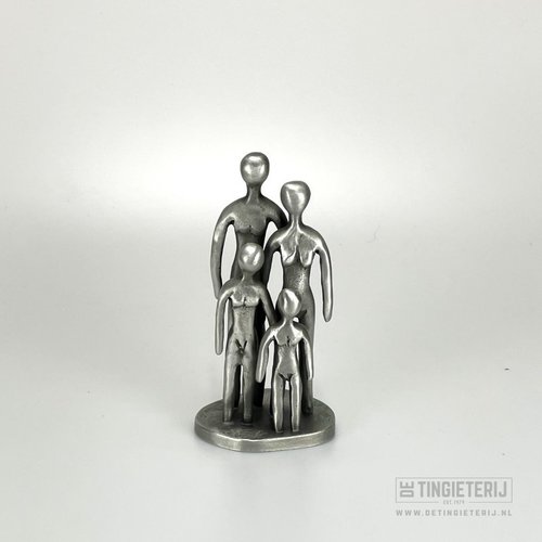 De Tingieterij Skulptur "Die Familie" - 2 Kinder(16cm)