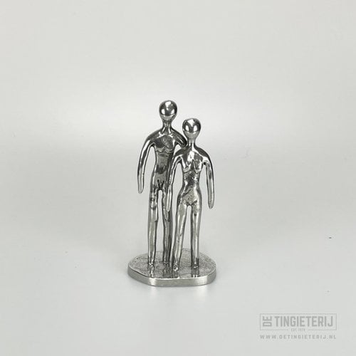 De Tingieterij Sculpture '' The Family '' - Couple (16cm)