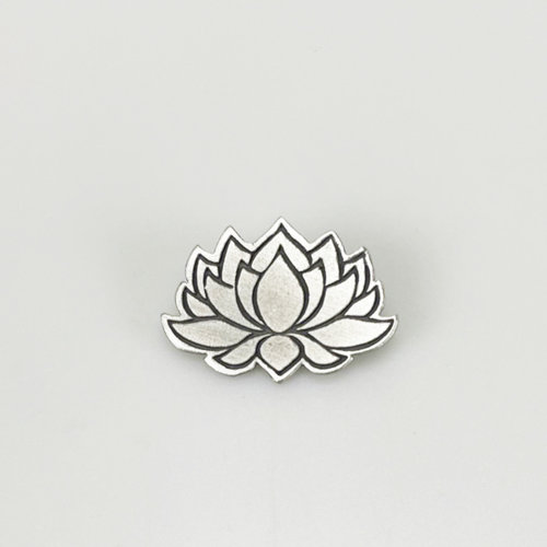 De Tingieterij Broche - Lotus Bloem