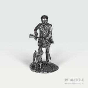 De Tingieterij Jäger mit Hund