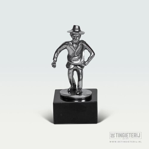 De Tingieterij Pewter sower figurine – Handcrafted agricultural figurine