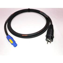 3m Schuko - Powercon kabel - 3x2,5 mm²