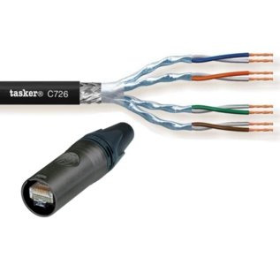 7,5m Tasker C726-PUR Ethercon kabel CAT6A