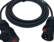 CEE 16A - 5X2,5 MM² Theater Zwart Krachtstroomkabel