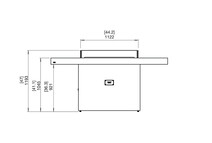 GIN 90 Bar Graphite Bio-ethanol Vuurtafel