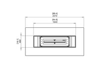 GIN 90 Dining Graphite Bio-ethanol Vuurtafel