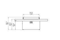 GIN 90 Dining Graphite Bio-ethanol Vuurtafel