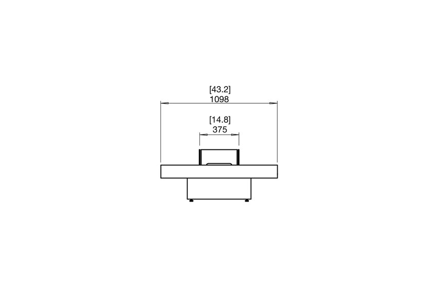 GIN 90 Low Graphite Bio-ethanol Vuurtafel