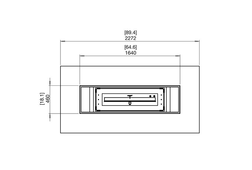 GIN 90 Low Graphite Bio-ethanol Vuurtafel