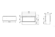 e-BoX 1000/450 I Elektrische Inbouwhaard Front