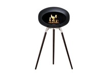 Ground Wood Black Bio-ethanol Haard