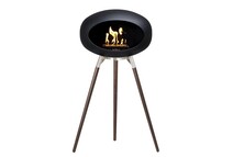 Ground Wood Black Bio-ethanol Haard