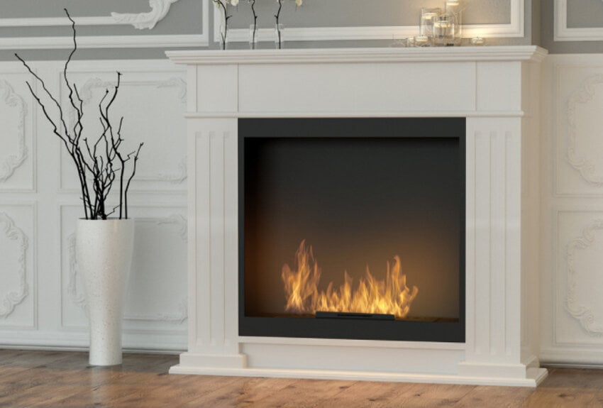 Inportal 1 Bio-ethanol Haard Met Schouw Inportal 1 Bio-ethanol Haard Met Schouw