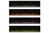 Ignite XL 100" Elektrische Inbouwhaard Front 258cm
