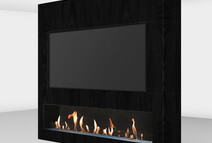 Cinewall Houtlook Zwart