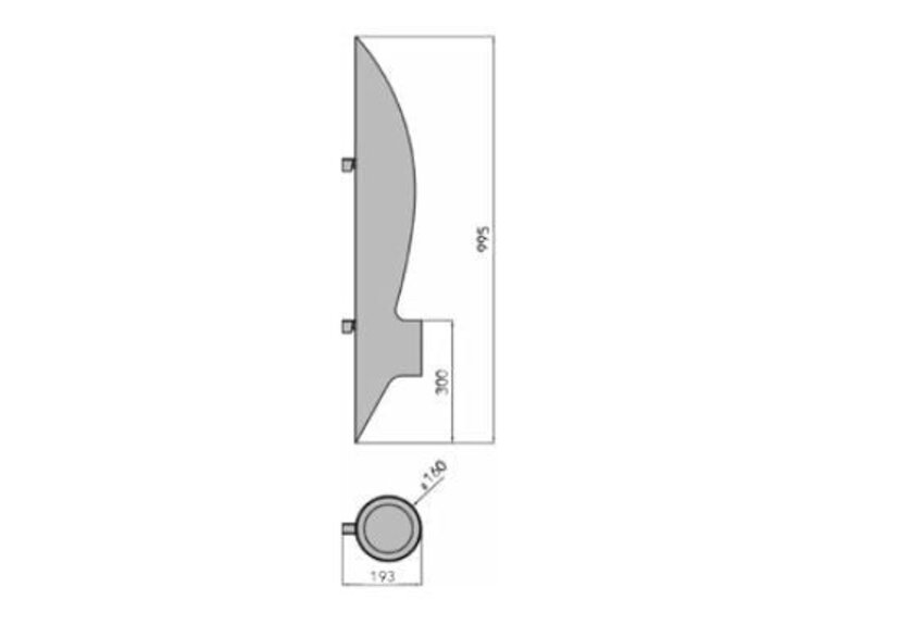 Tube Bio-ethanol Wandhaard