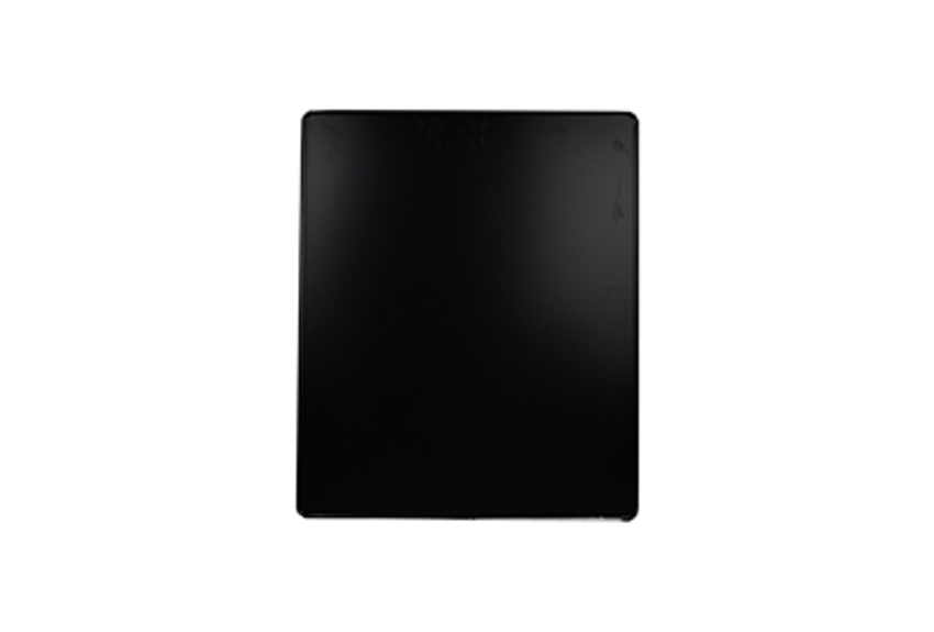 Vloerplaat 80x67.5 zwart (met rand)