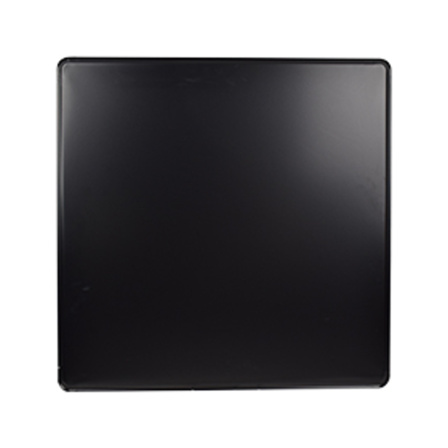 Vloerplaat 60x60 zwart (met rand)