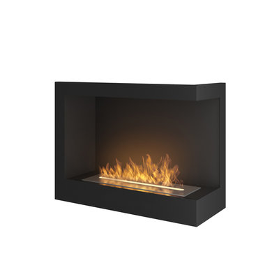 Corner 600R Bio-ethanol Inbouwhaard Rechterhoek