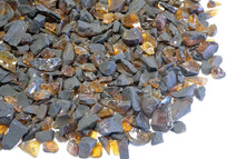 Fireglass amber/black decoratieve stenen