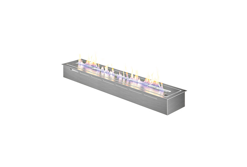 Bio Alubox Bio-ethanol Inbouwhaard Linkerhoek 70-150cm Bio Alubox Bio-ethanol Inbouwhaard Linkerhoek 70-150cm