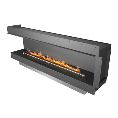 FORMA Firebox Inbouwhaard Linkerhoek 180-270cm