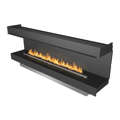 FORMA Firebox Inbouwhaard Driezijdig 180-270cm