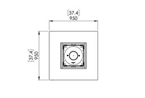 Chaser 38 Graphite Bio-ethanol Vuurtafel