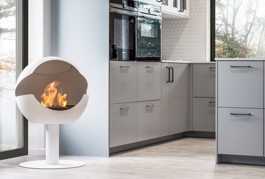 Vauni Globe White Keuken Haard