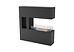 Bella Pocket Vrijstaande Bio-ethanol Roomdivider