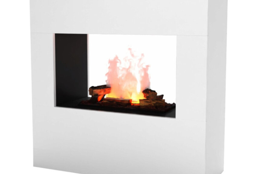 Nero Roomdivider + Elektrische Waterdamphaard Nero Roomdivider + Elektrische Waterdamphaard