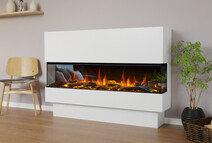 British Fires Wandmeubel Laag + New Forest Elektrische Haard