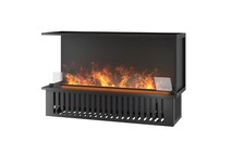Invapo Inside Tweezijdig Hoek Haard (80 - 120 cm)