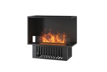 Invapo Inside Tweezijdig Hoek Haard (80 - 120 cm)