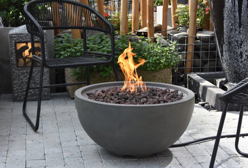 Nantucket Tuinhaard Op Gas Beton Grijs Nantucket Tuinhaard Op Gas Beton Grijs