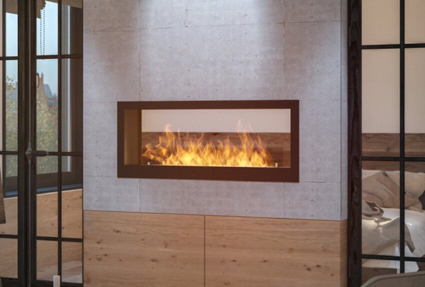 2 Side Bio-ethanol Inbouwhaard Doorkijk (90 -120 cm) 2 Side Bio-ethanol Inbouwhaard Doorkijk (90 -120 cm)