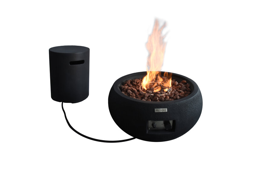 Modeno York Fire Bowl Ronde Betonlook Vuurtafel op Gas Modeno York Fire Bowl Ronde Betonlook Vuurtafel op Gas