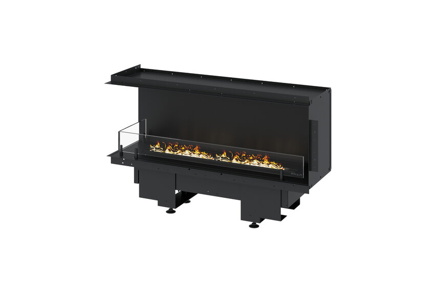 Vaperior Linkerhoek Waterdamp Inbouwhaard 90-130cm Vaperior Linkerhoek Waterdamp Inbouwhaard 90-130cm
