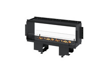 Bio Steelbox Superior Inbouwhaard Doorkijk 90-130cm