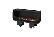 Bio Steelbox Superior Inbouwhaard Rechterhoek 90-130cm