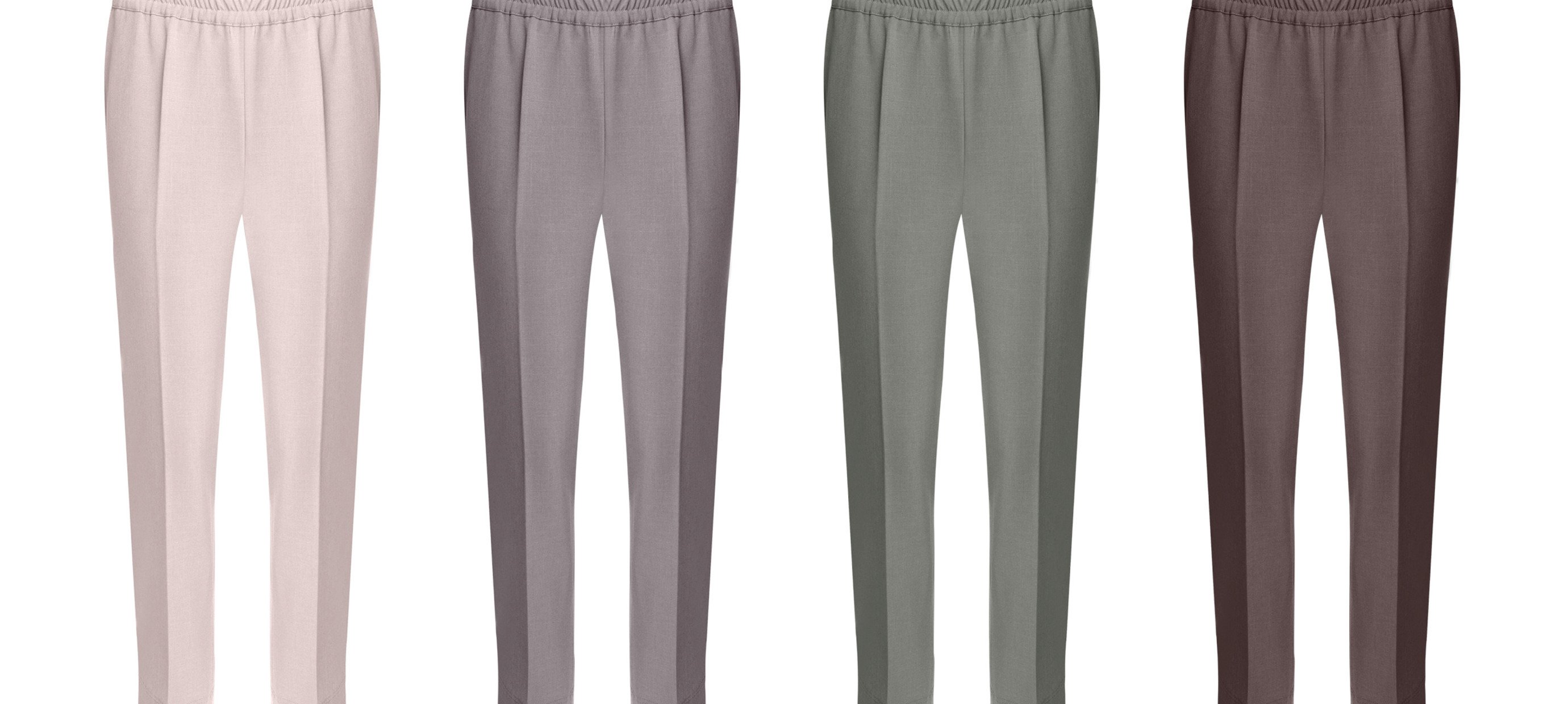 Victoria Stretch De Pantalons Elastiek - Hoffmans Mode Online