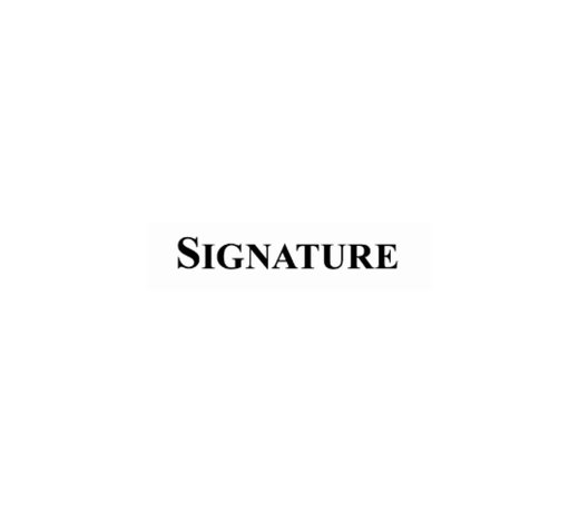 Signature